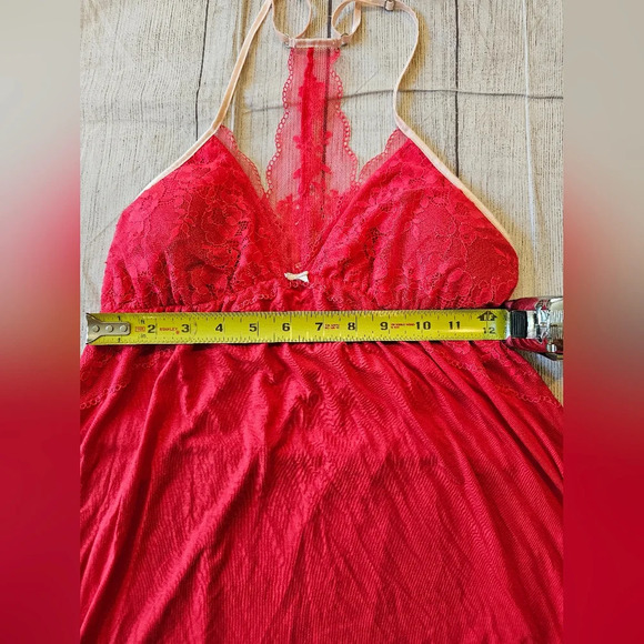 Victoria's Secret Size Medium Red Sexy Babydoll Nightie Dress Lingerie - Picture 9 of 9